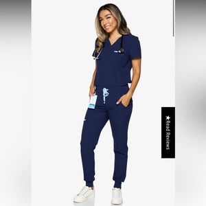 CodeNXT scrub top and bottoms
